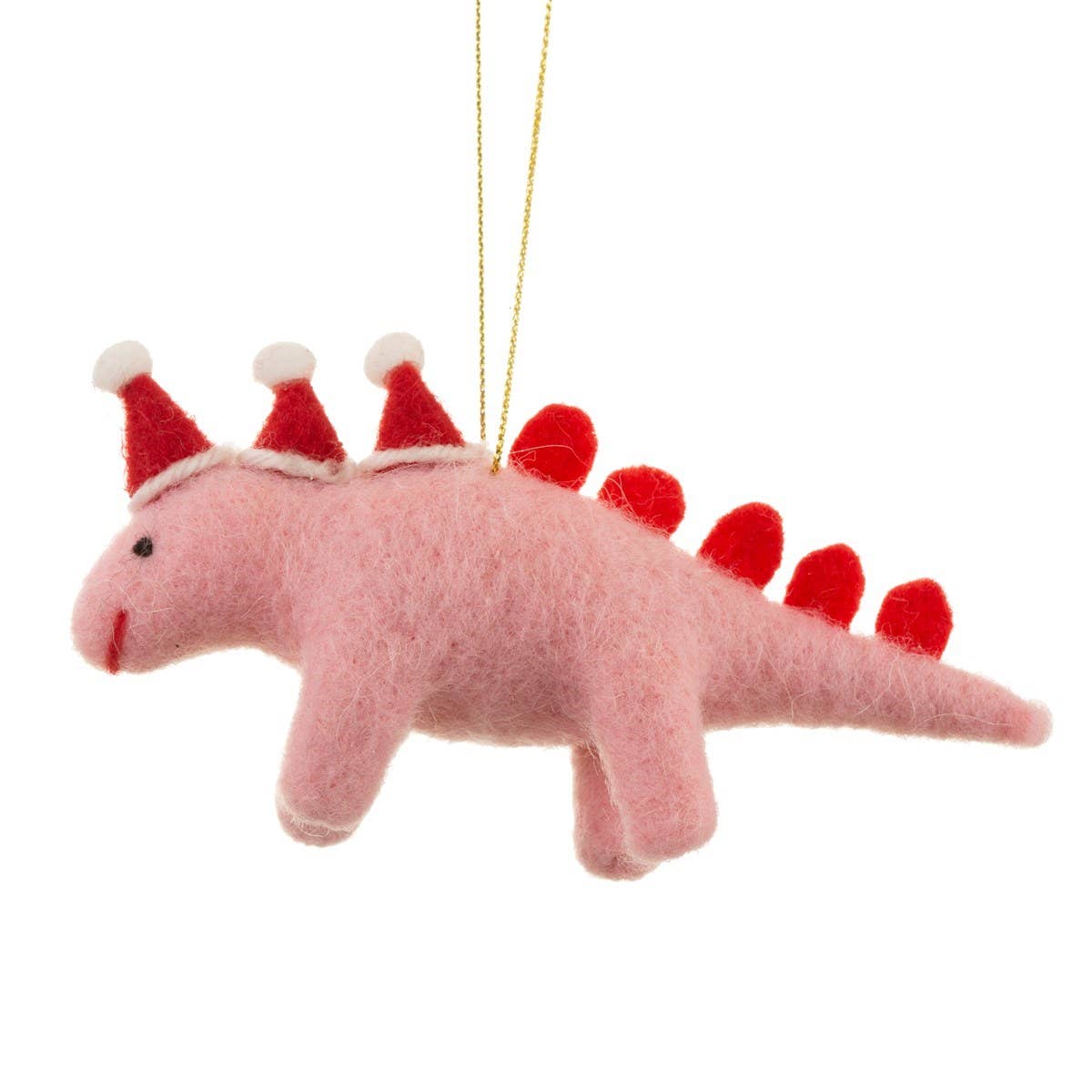 Santa Hats Dinosaur Felt Hanging Decoration