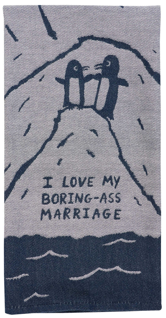 Boring-Ass Marriage Dish Towel