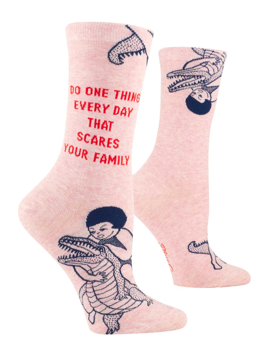 Scares Your Family Crew Socks