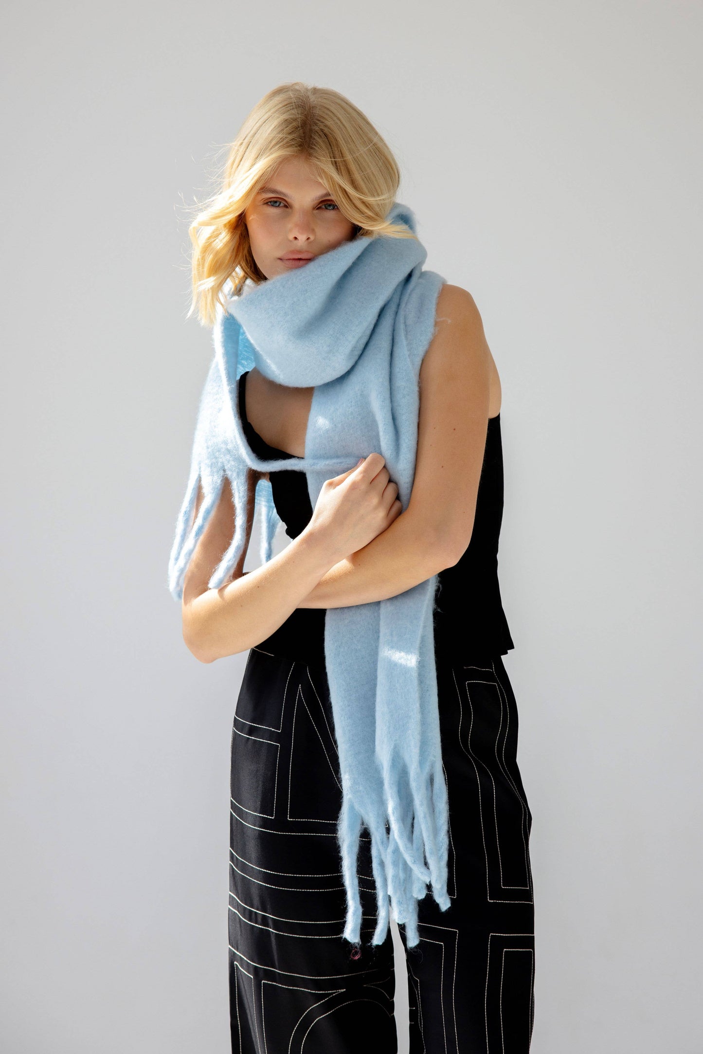 The Glacier Blue Stockholm Scarf - 100% Recycled