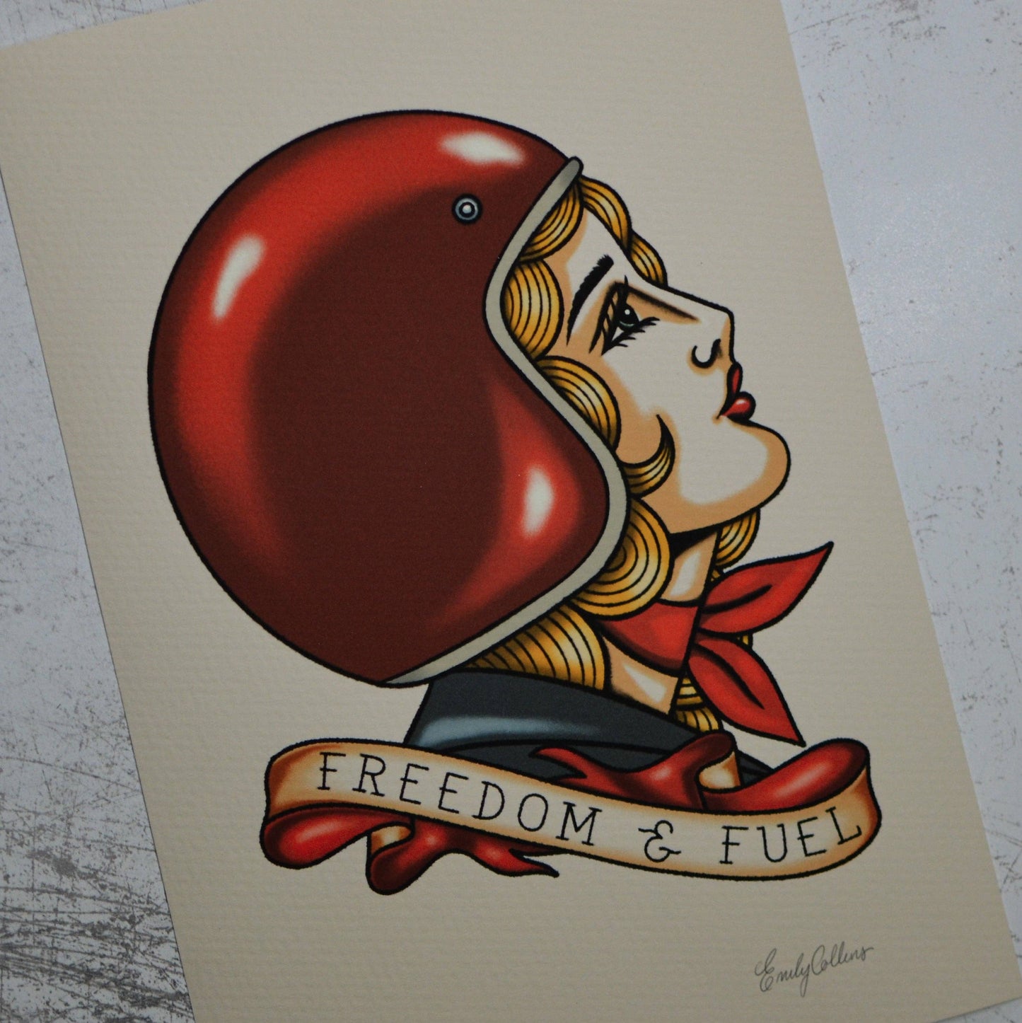 Freedom & Fuel A4 Art Print