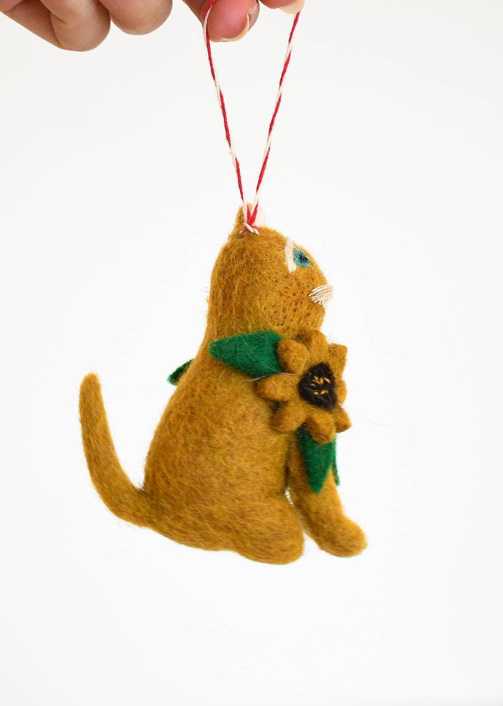 Vincat Van Gogh Cat Felt Decoration