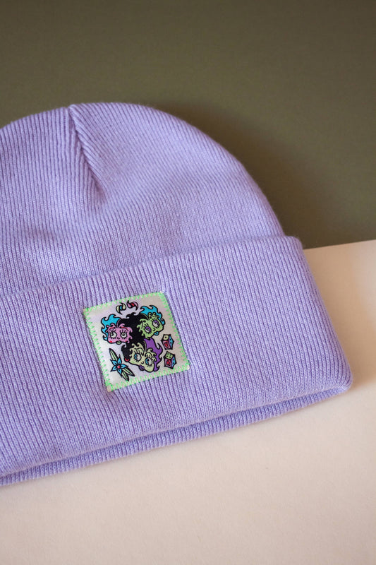 Lavender Cuffed Betty Boop  Beanie