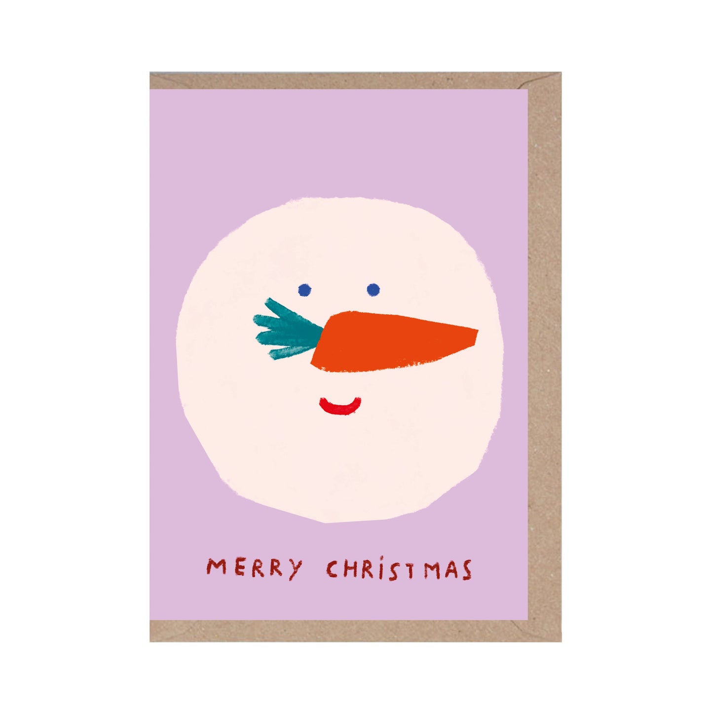 Snowman Christmas Card - Foiled