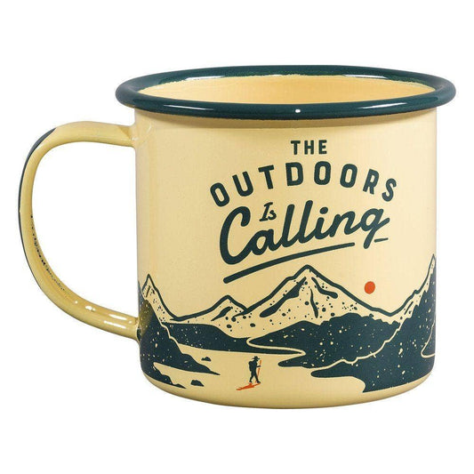 Enamel Mug - The Outdoors Is Calling