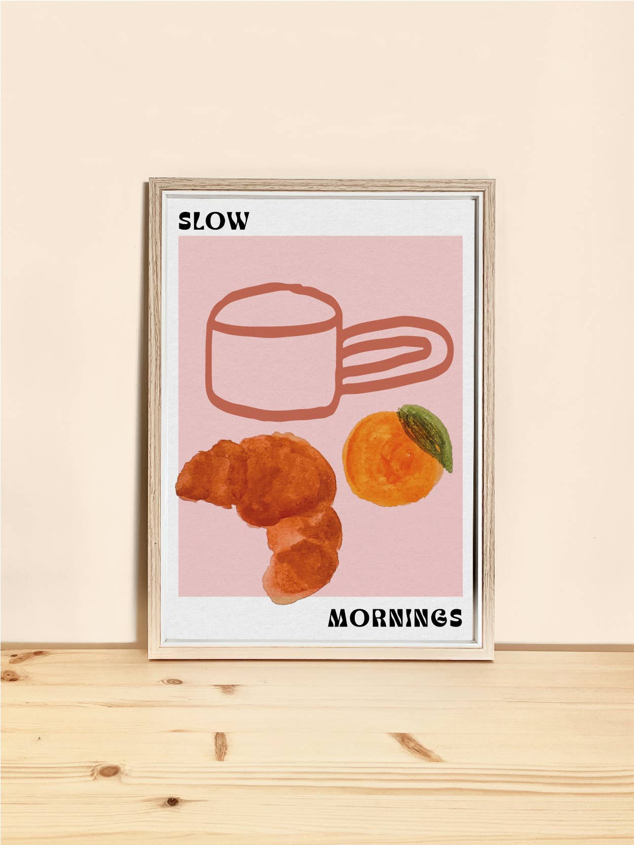 Slow Mornings Art Print: A3