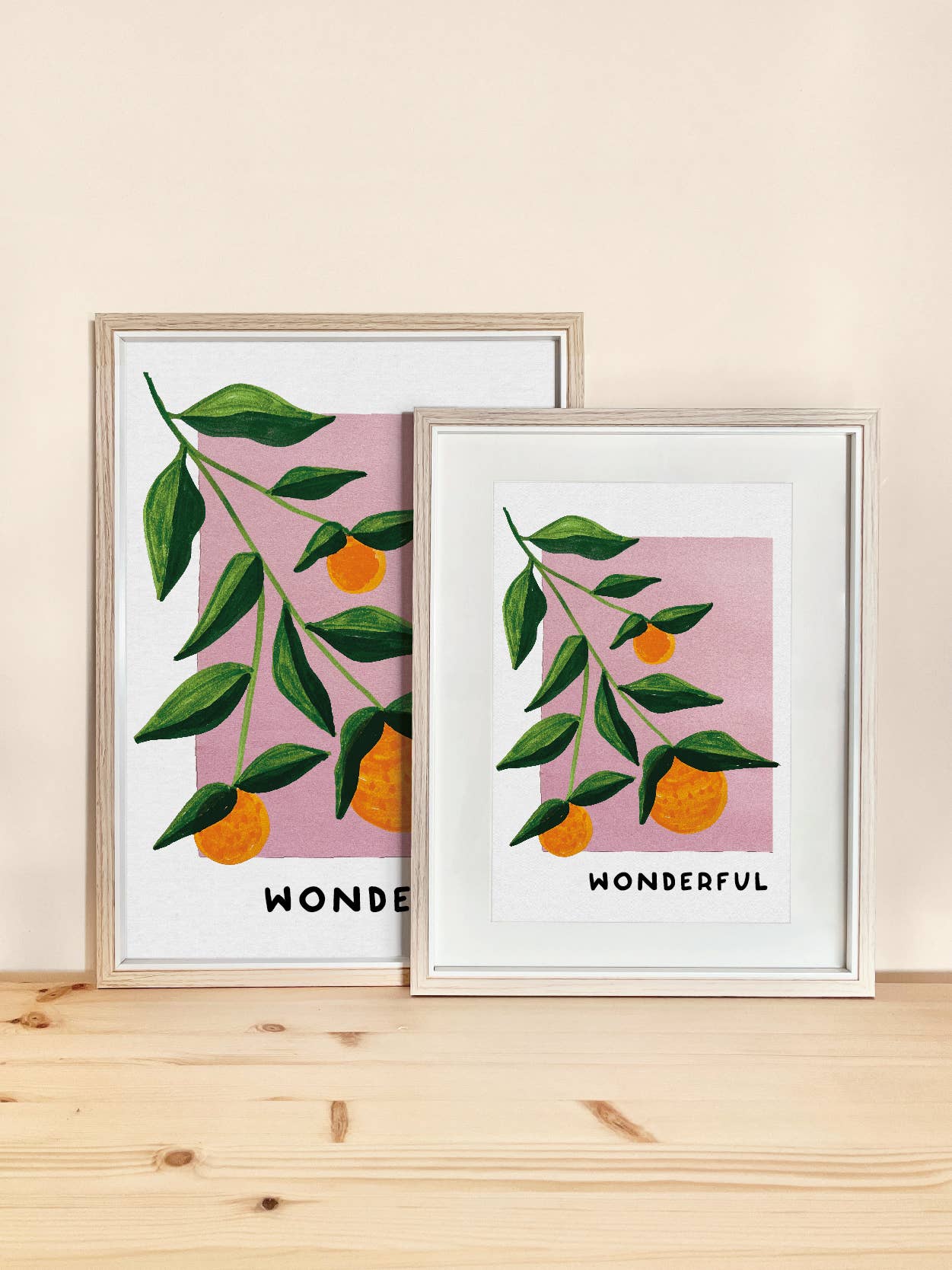 Wonderful Oranges Art Print: A3