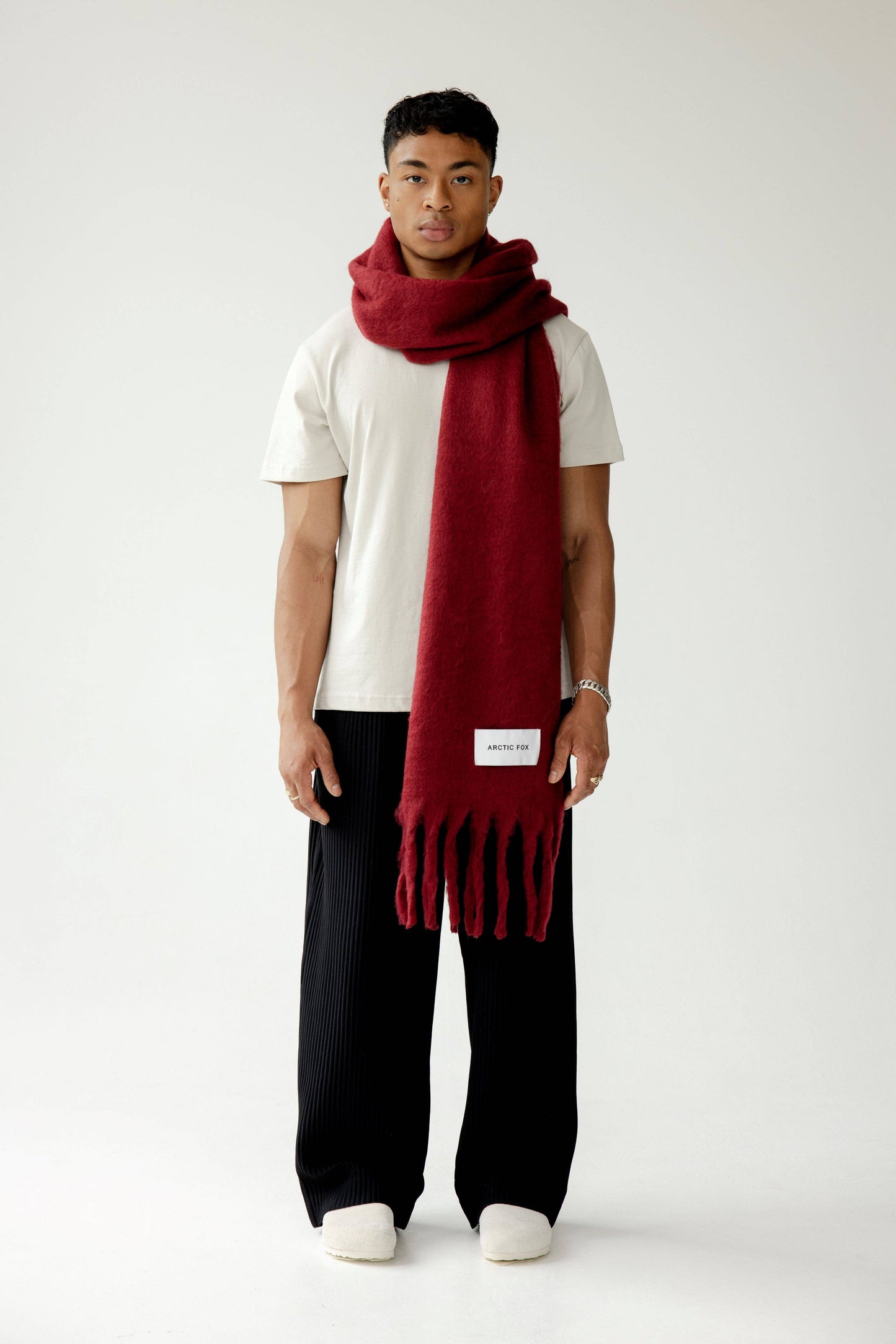 The Burgundy Berry Reykjavik Scarf - 100% Recycled