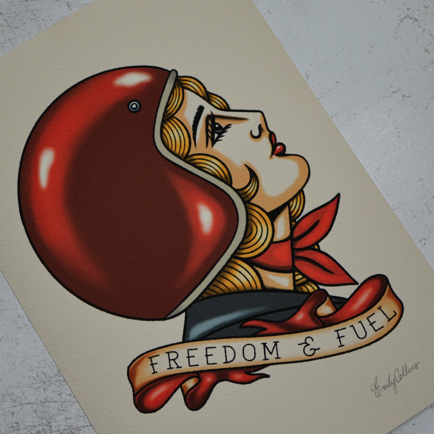 Freedom & Fuel A4 Art Print