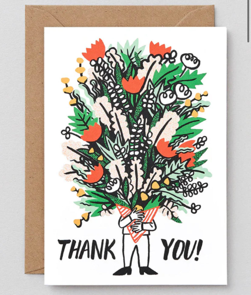 Big Bouquet Thank You Card