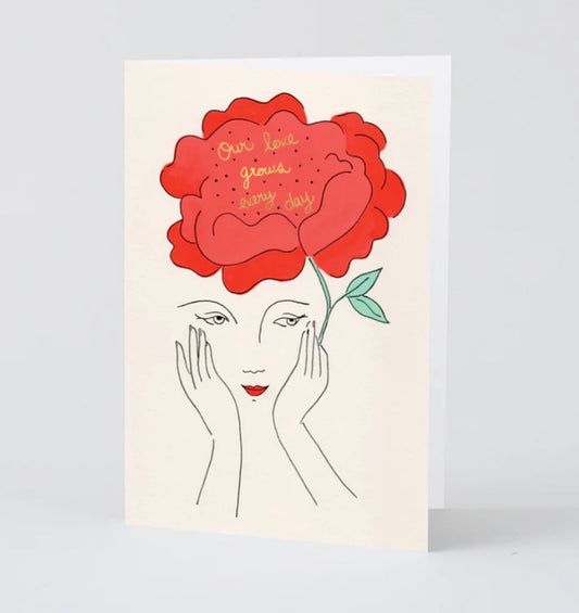 Our love grows everyday Card