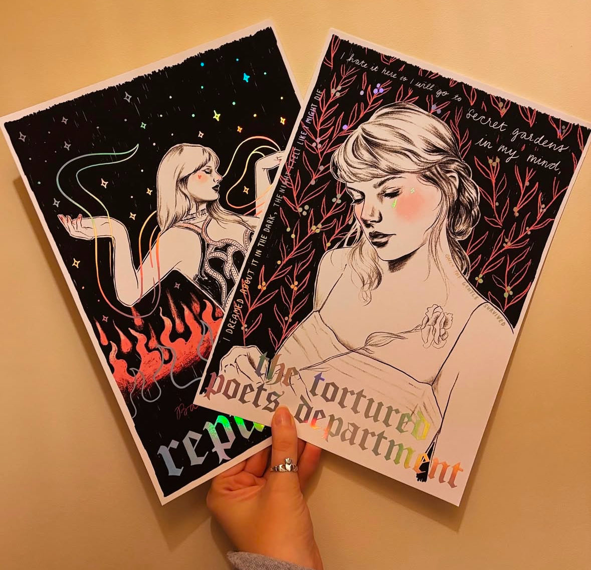 Reputation Taylor Swift Holographic A4