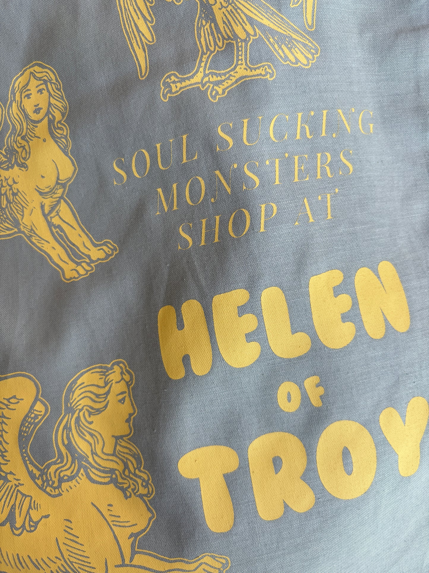 Soul sucking monsters shop at Helen of Troy Limited Edition Tote Bag