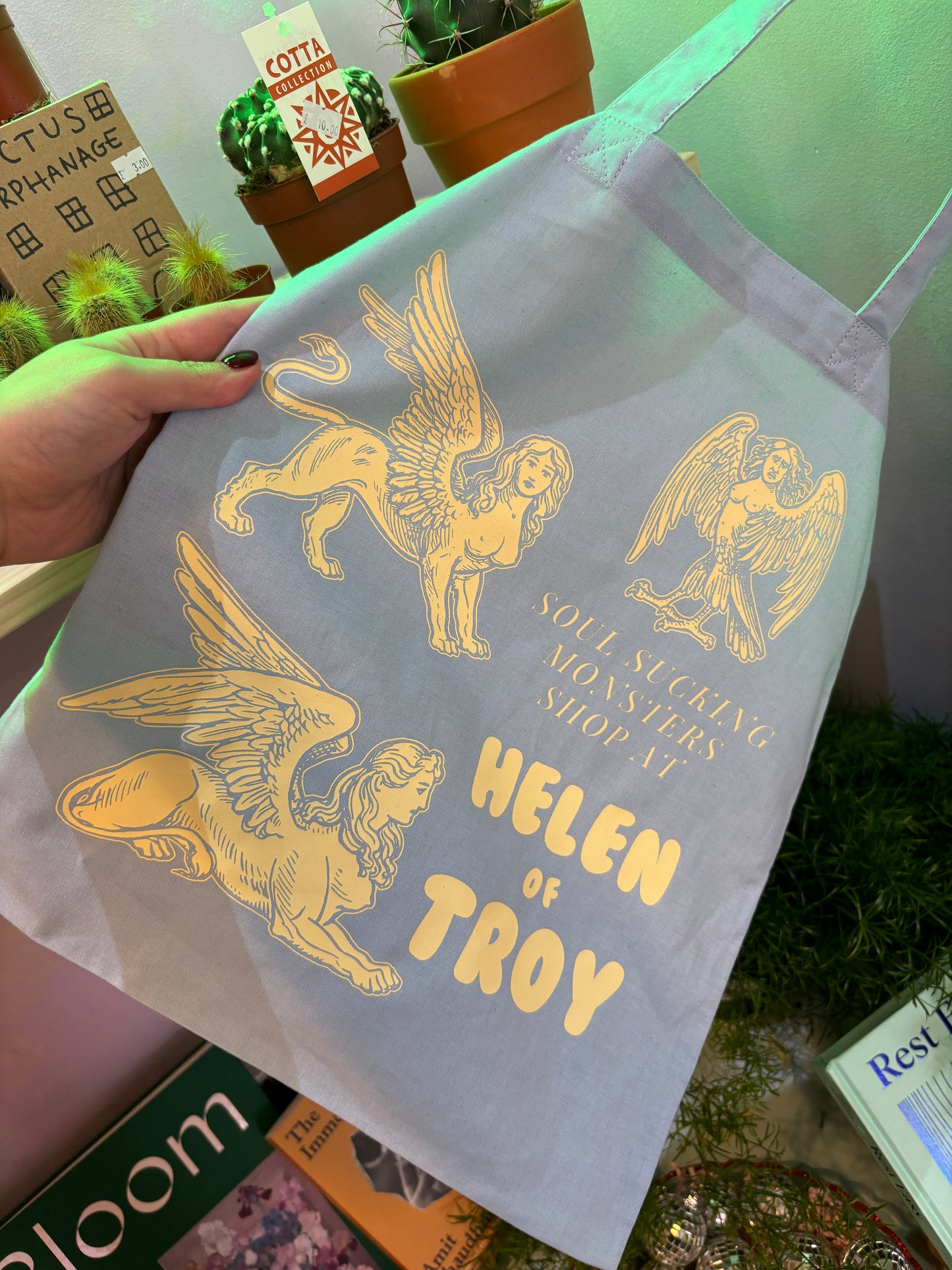 Soul sucking monsters shop at Helen of Troy Limited Edition Tote Bag