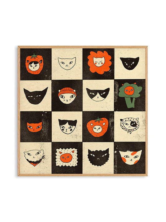 All of Them Cats XL Art Print