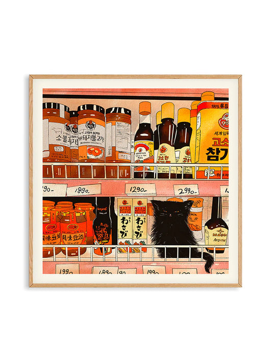 Bodega Cat XL Print