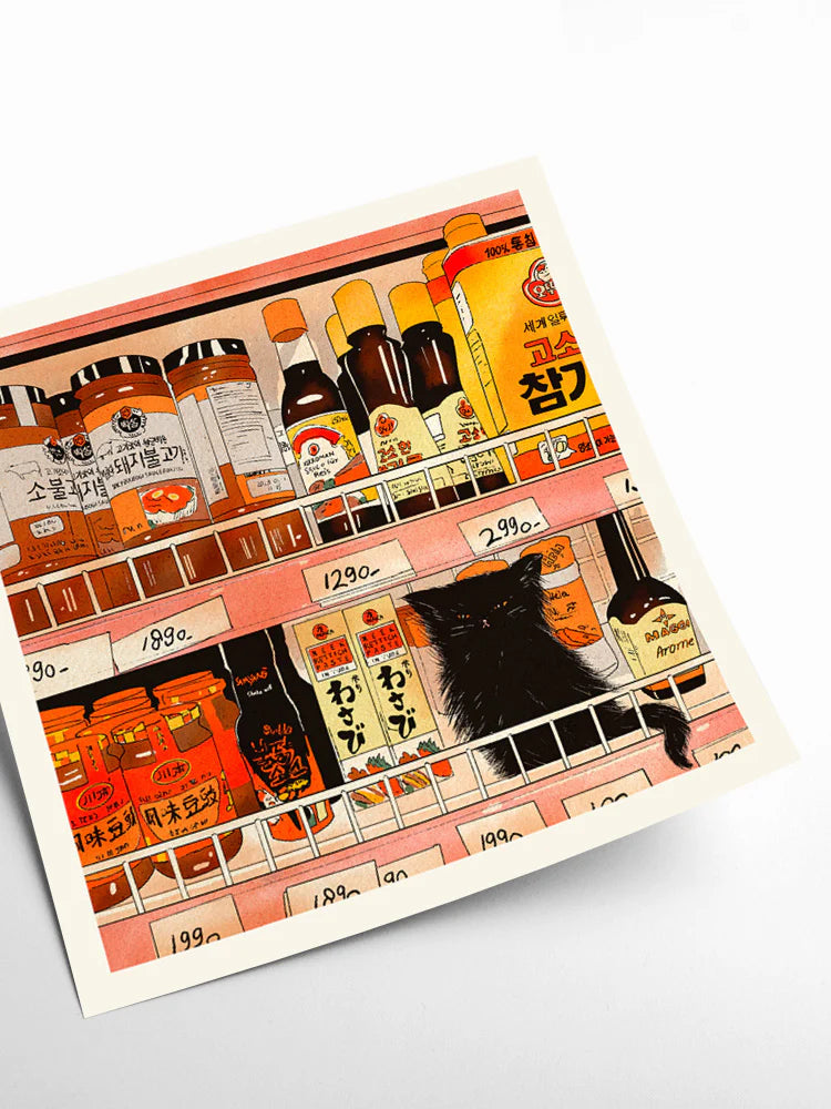 Bodega Cat XL Print