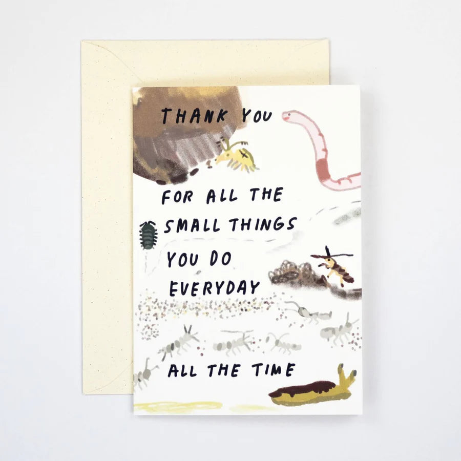 Thank You For the Small Things Card