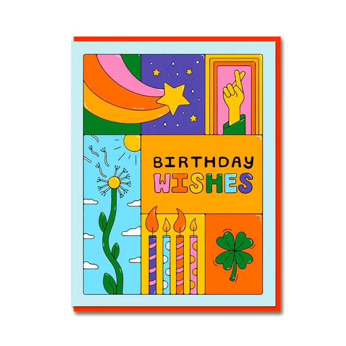 Colourful Birthday Wishes Card