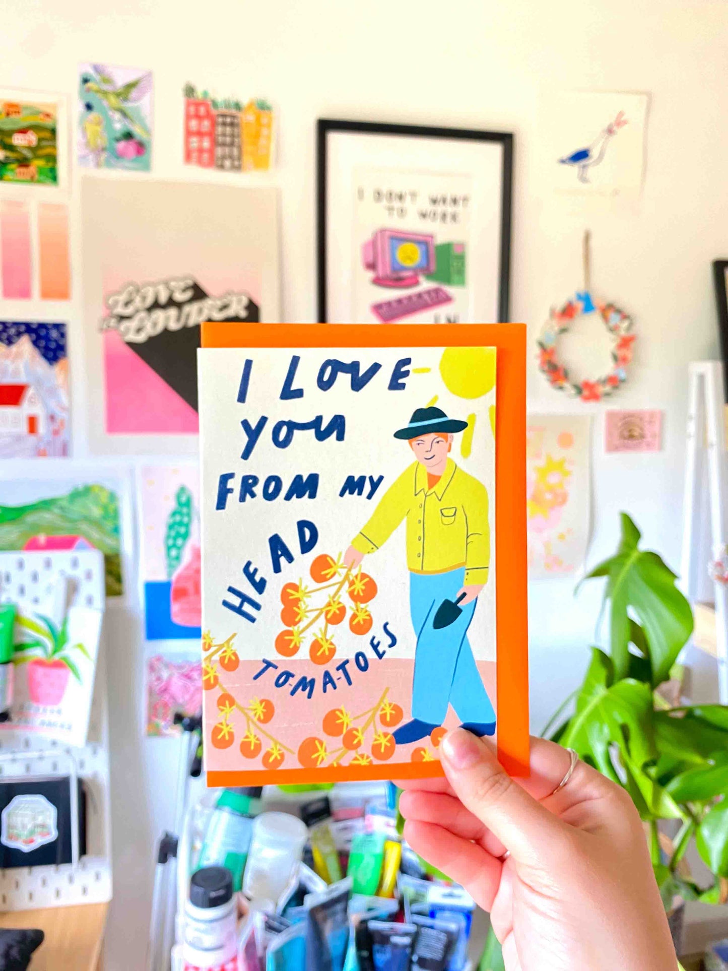 I love you from my head-to-ma-toes father's day card