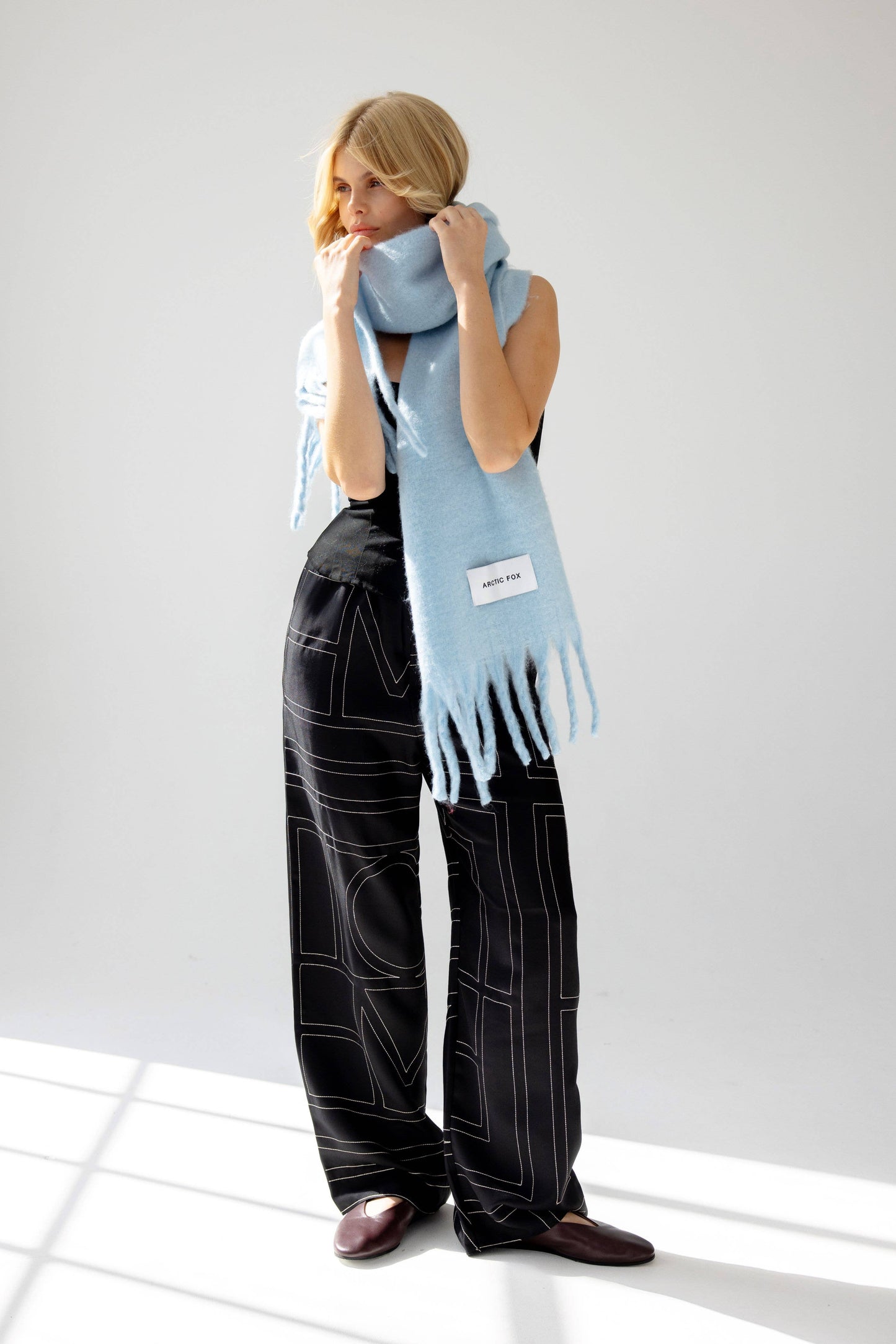 The Glacier Blue Stockholm Scarf - 100% Recycled