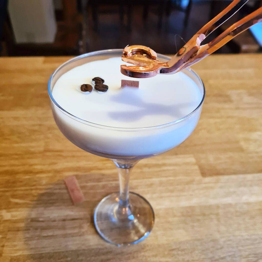 Vegan Handmade Espresso Martini Scented Cocktail Candle