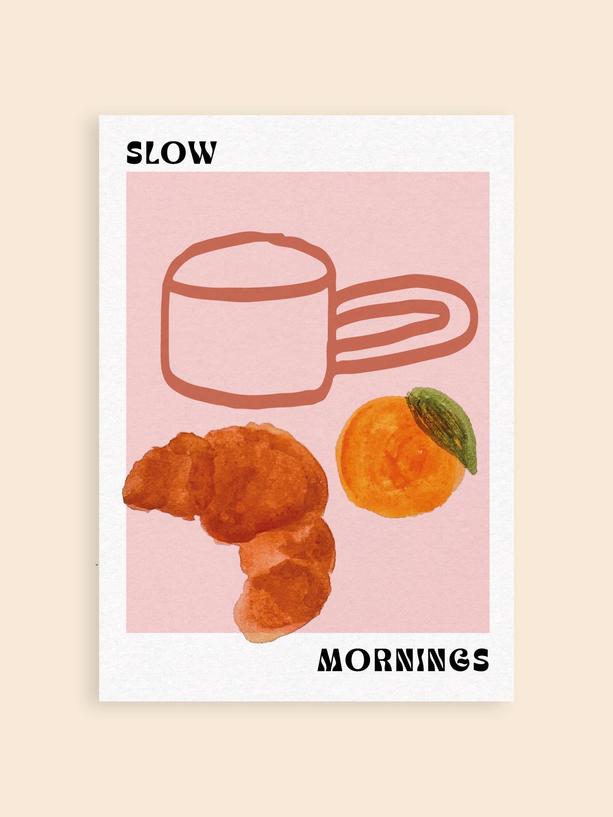 Slow Mornings Art Print: A3