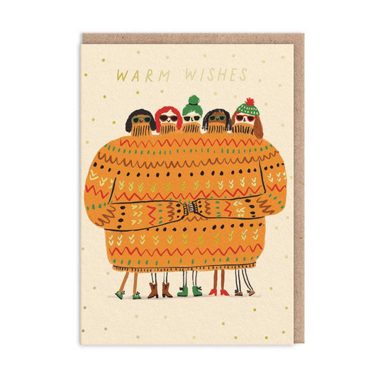 Warm Wishes Jumper Christmas Card