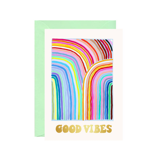 Good Vibes Greeting Card