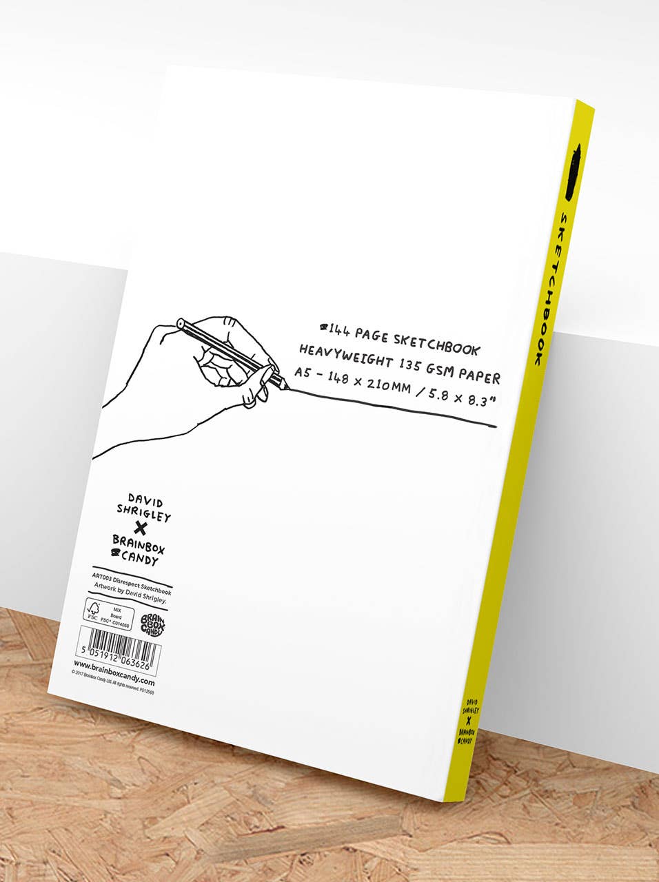 Shrigley Art Sketchbook - Funny Gift - Disrespects Drawings