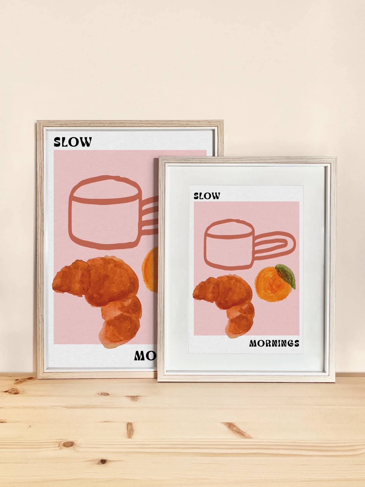 Slow Mornings Art Print: A3