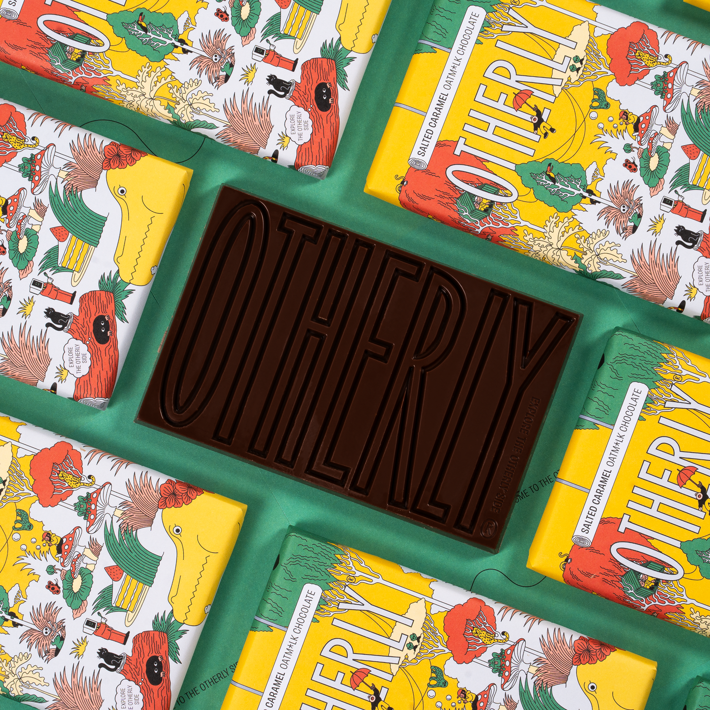 Salted Caramel // 120G // Vegan // OATM*LK CHOCOLATE BAR