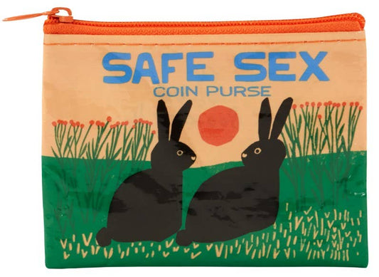 Safe Sex Coin Purse NEW!