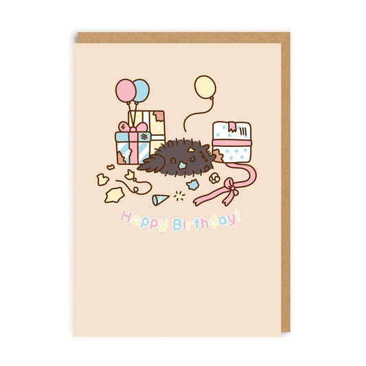 Happy Birthday Pusheen Greeting Card