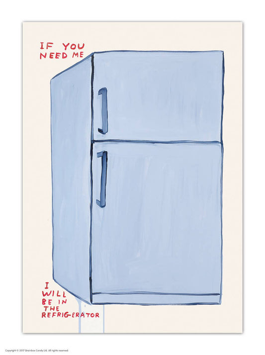 Fridge David Shrigley Postcard