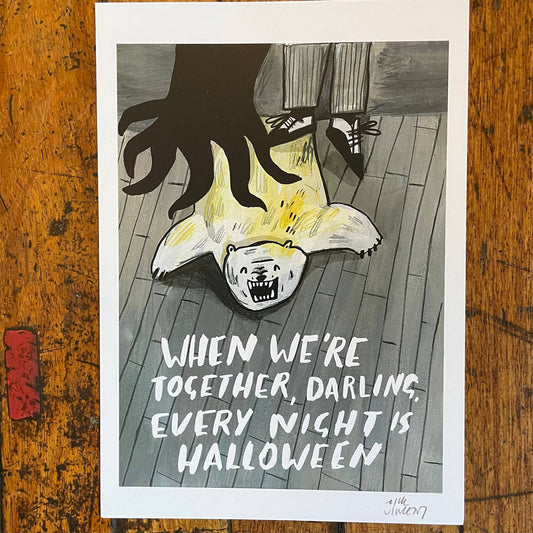 Every Night Is Halloween A4 Print