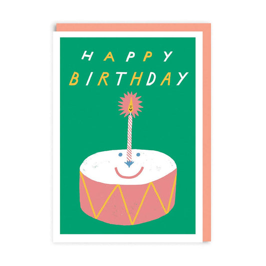 Happy Birthday Drum Card