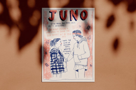 Juno a4 movie art print