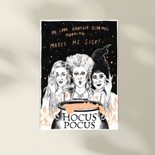 Hocus Pocus A4 Art Print